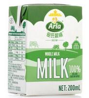 arla 爱氏晨曦 全脂牛奶 200ml*24 整箱装