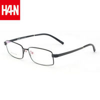 HAN 汉代 不锈钢&TR近视光学眼镜+1.56非球面镜片 M960