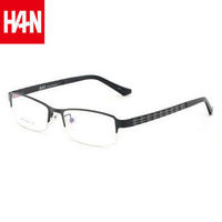 HAN 汉代 不锈钢&TR 光学眼镜架+1.60非球面镜片  M988