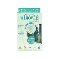 Dr Brown's 布朗博士 玻璃奶瓶 163H-P2 120ml 2只装+240ml 2只装