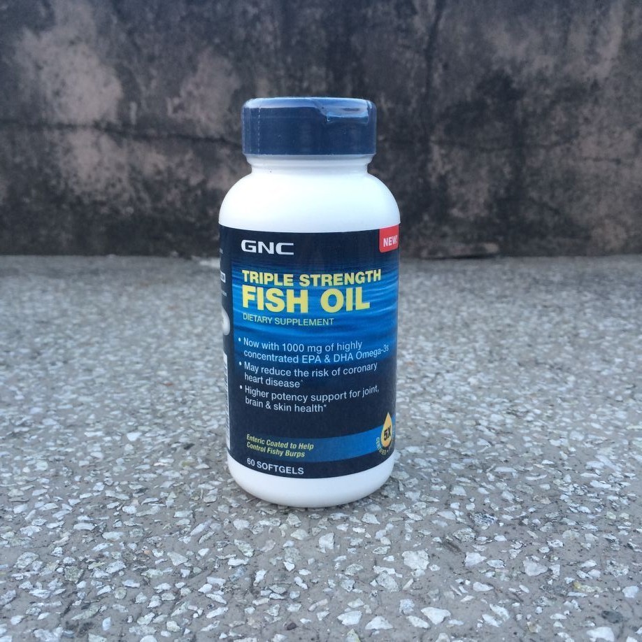 gnc 健安喜 triple strength fish oil 三倍强效深海鱼油