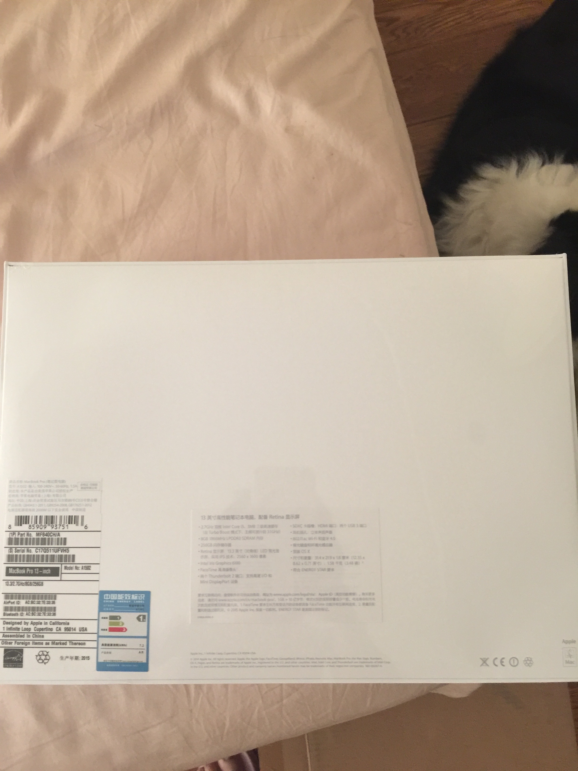 apple 苹果 macbook air 13.3英寸 笔记本电脑