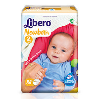 Libero 丽贝乐 婴儿纸尿裤2号NB+88片