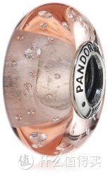 Pandora 潘多拉 791615CZ 裸粉色泡泡琉璃珠