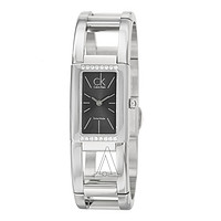 Calvin Klein Dress K5923307 经典瑞士镶钻石英手镯式女士手表