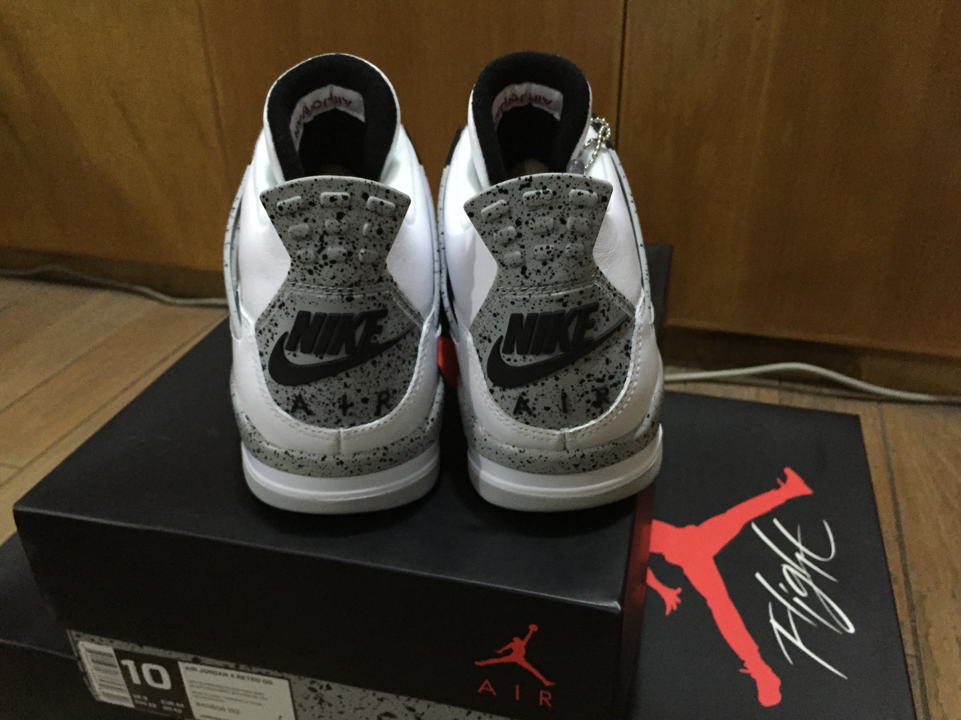 air jordan 4 retro og white cement aj4 白水泥 复刻男子运动鞋