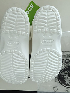 Crocs白色正版中性洞洞鞋(购买于英国亚马逊)
