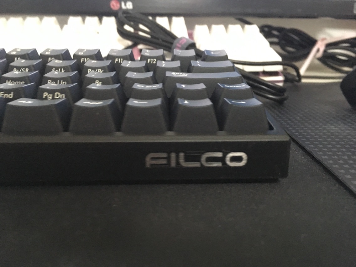 斐尔可 filco 67键迷你啦 minila 机械键盘 黑色红轴有线