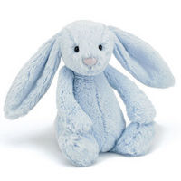 jELLYCAT 经典害羞系列 害羞邦尼兔公仔（蓝色中号、31cm）