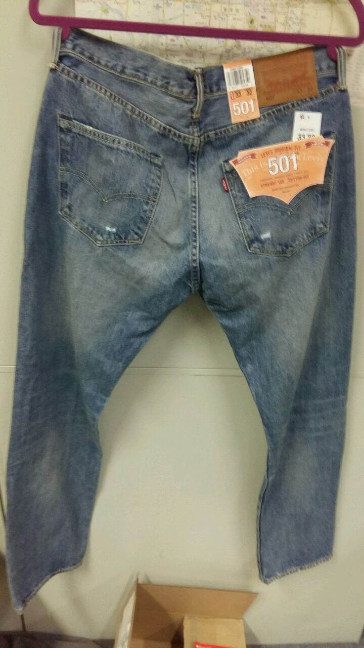 levi"s 501 original fit jeans 李维斯501直筒牛仔裤全新带吊牌