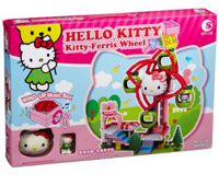 Hello Kitty 凯蒂猫 HKM003 超萌小积木 女孩苹果摩天轮(音乐版)