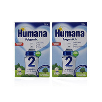 Humana 瑚玛娜 婴幼儿配方奶粉 2段 700克/盒 2盒装