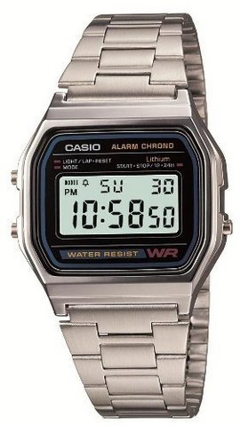 casio 卡西欧 a158wa-1jf 复古电子表