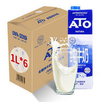 ATO 艾多 全脂纯牛奶 1L*6盒