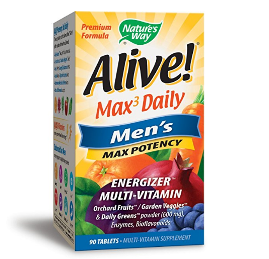 Nature‘s Way Alive Max Potency Multivitamin 男性复合维生素 90粒