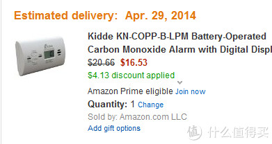 Kidde KN-COPP-B-LPM 数字显示碳一氧化碳报警器