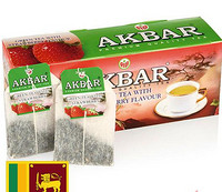 凑单品：AKBAR 阿客巴 草莓绿茶 2g*25袋/盒