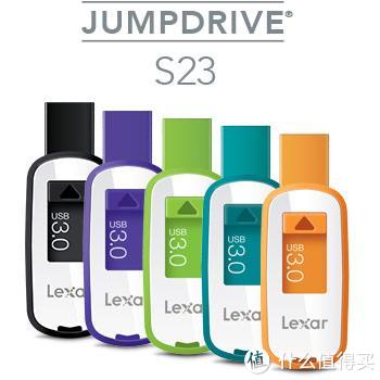 凑单品：Lexar 雷克沙 JumpDrive S23 64GB U盘（USB3.0、55MB/s写入）