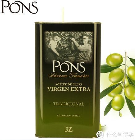 PONS 棒氏 特级初榨橄榄油 铁盒装 3L