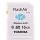 TOSHIBA 东芝 FlashAir 16GB 无线SD存储卡（Class 10）