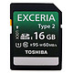 TOSHIBA 东芝 EXCERIA-Type2 UHS-I SDHC储存卡 16G