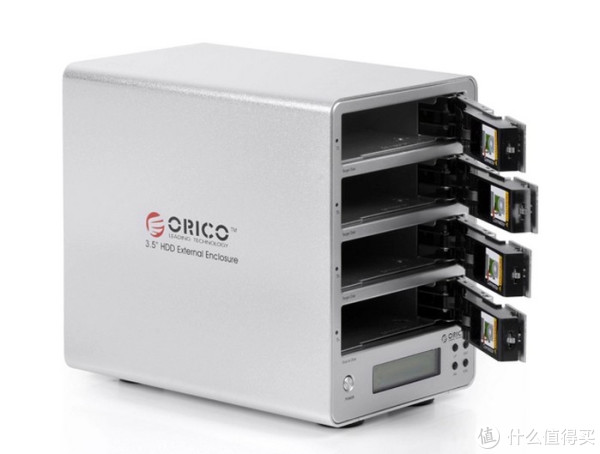 Orico 奥睿科 9548Rus3-c 外置硬盘盒(USB3.0、4盘位、RAID、脱机拷贝)