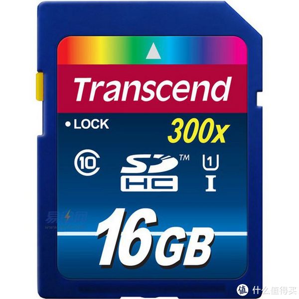 Transcend 创见 SDHC 16GB 存储卡（300x、Class10、UHS-I）