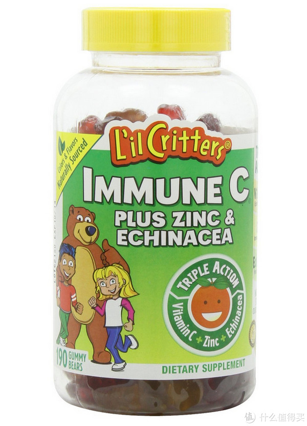 凑单品：Lil Critters Immune C Plus Zinc 免疫C+锌 维生素小熊软糖 190粒