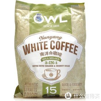 OWL 猫头鹰 3合1南洋白咖啡 600g（40g*15包）*2