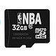 NBA 32GB Micro SDHC（TF）存储卡 Class 10（黑色）