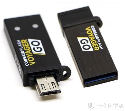 CORSAIR 海盗船 Voyager 航海家 GO 双头OTG U盘（USB3.0，OTG） 16GB/32GB/64GB