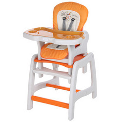 Babyfirst  宝贝第一 YAMI 多功能两用托盘餐椅 适合6个月-6岁 橙色