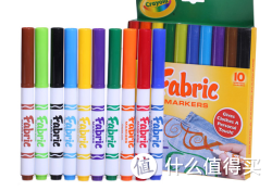 Crayola 绘儿乐 10色织物 上色水笔