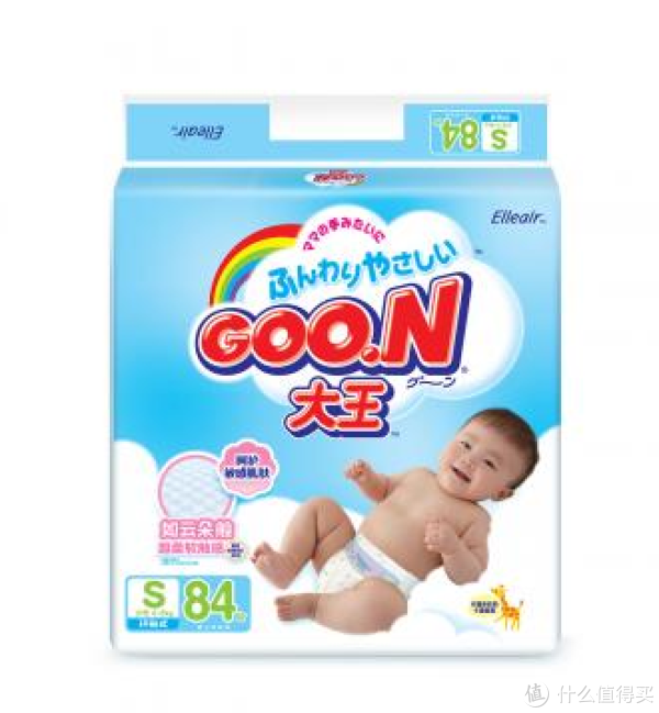 移动端:GOO.N 大王 维E系列 婴幼儿纸尿裤 S84/M68/L54/XL42