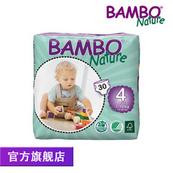 BAMBO 班博 婴儿纸尿裤 M4号 30片 7-18kg