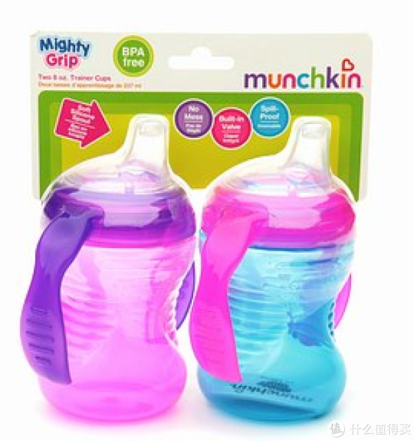 凑单品:munchkin 麦肯齐 防漏学饮杯 230ml(两只装)