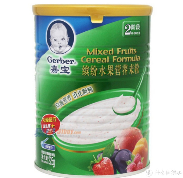Gerber 嘉宝 营养米粉(多种口味可选) 225g