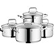 WMF 完美福 TREND系列 18/10 Stainless Steel Cookware Set 不锈钢汤锅8件套（德国原产、4锅4盖）