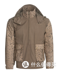 大码福利：Canvas Jacket 男款帆布皮革拼接外套