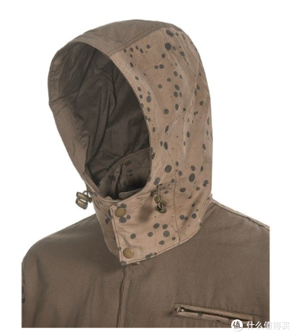 大码福利:Canvas Jacket 男款帆布皮革拼接外套