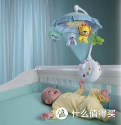 Fisher Price 费雪 N8849 可爱动物 两用声光床铃