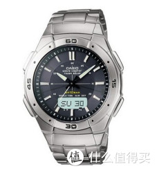 CASIO 卡西欧 Waveceptor WVA470DJ-1ACF 男士太阳能腕表（日本2局电波、双显）