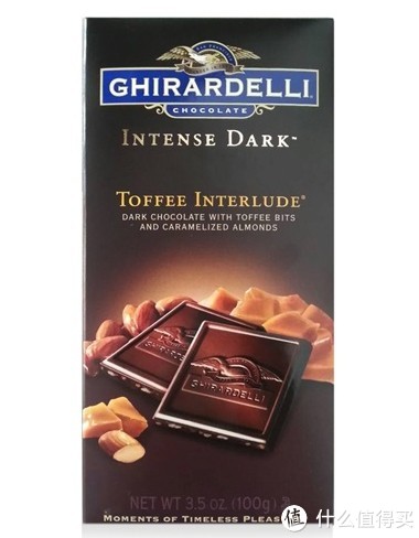 限华北：Ghirardelli 吉尔德利 太妃糖味黑巧克力 100g