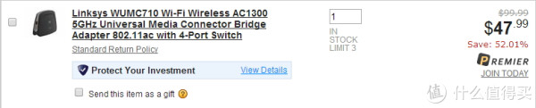 Linksys WUMC710 Wi-Fi 5GHz 802.11ac 无线网桥