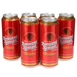Kaiser Simon 凯撒西蒙 德国小麦黑啤酒500ml*6听