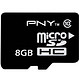 PNY 必恩威 MicroSDHCClass 10 高速储存卡  8G