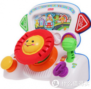 Fisher-Price 费雪 X6157 趣味互动方向盘（双语）+费雪 手摇河马