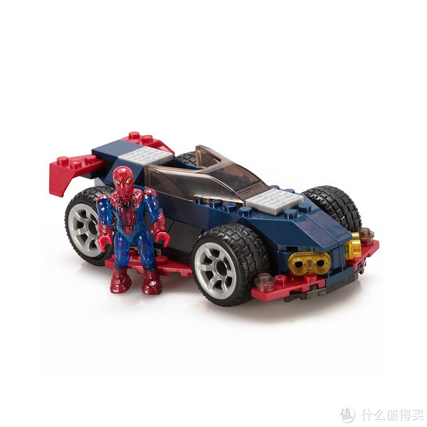 MEGA 美高 积木拼插玩具 Spidey Racer 蜘蛛侠变速车