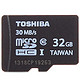 TOSHIBA 东芝 32G TF(microSDHC) (Class10) 存储卡 30MB/s