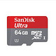 SanDisk 闪迪 microSDXC Class10 64GB至尊高速移动存储卡 UHS-1制式 读写速度最高可达30MB/s